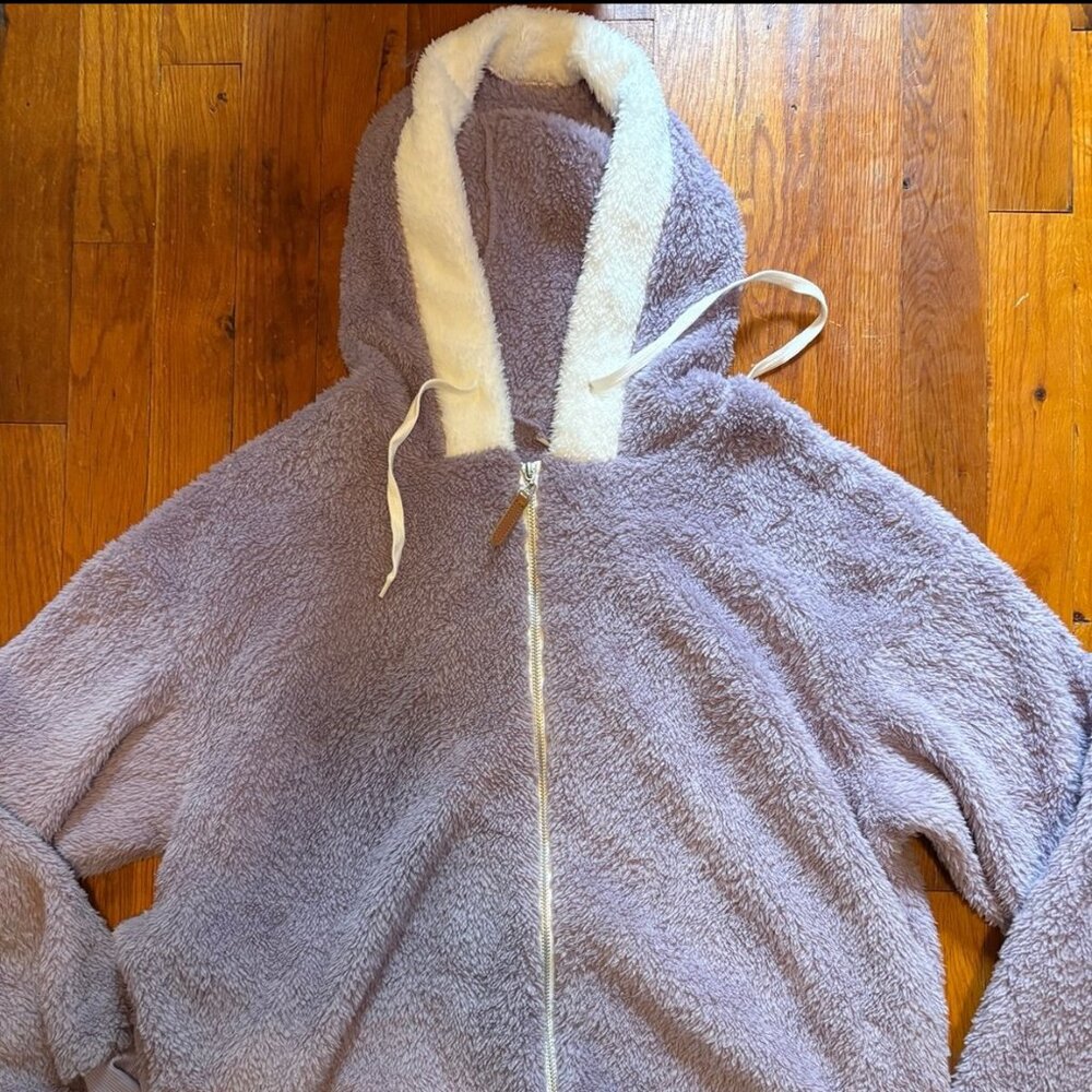 PURPLE TEDDY FLEECE SIZE XL